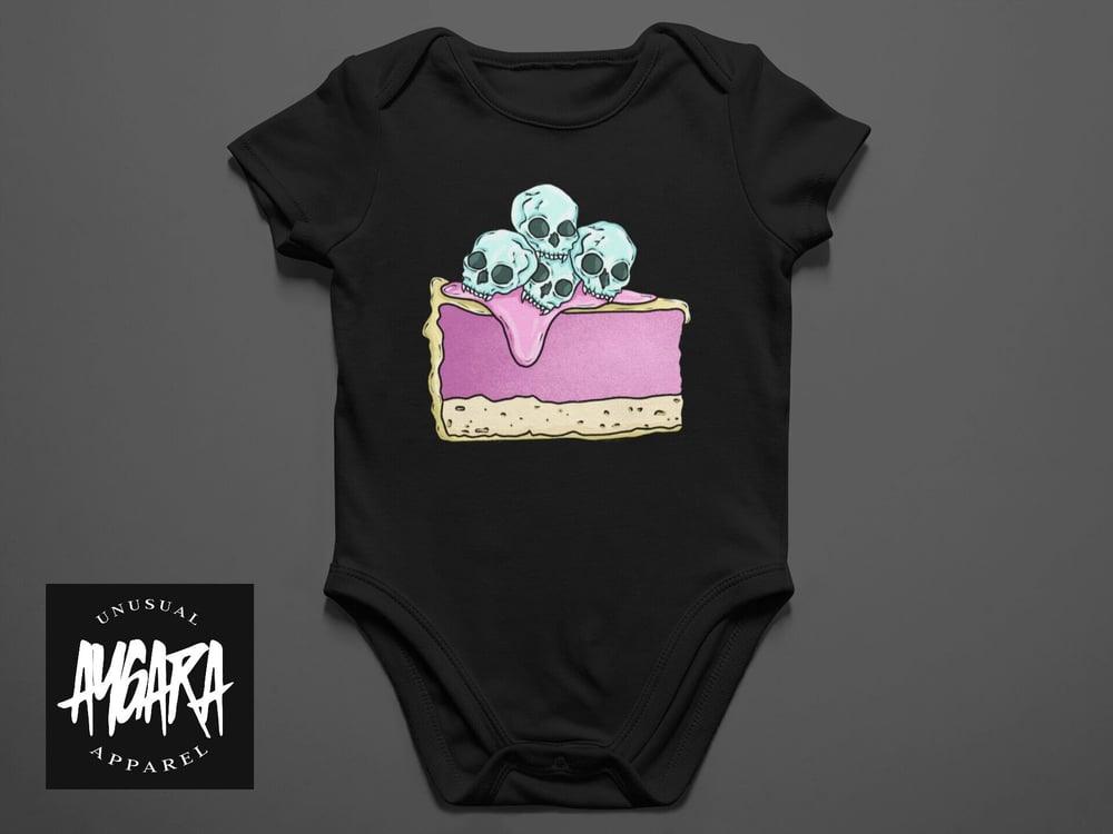 Baby "Skeleton Pie" Black Onesie - Aygara