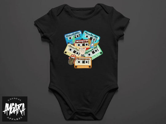 Baby-Youth 80's Tapes Onesie/T-Shirt - Aygara