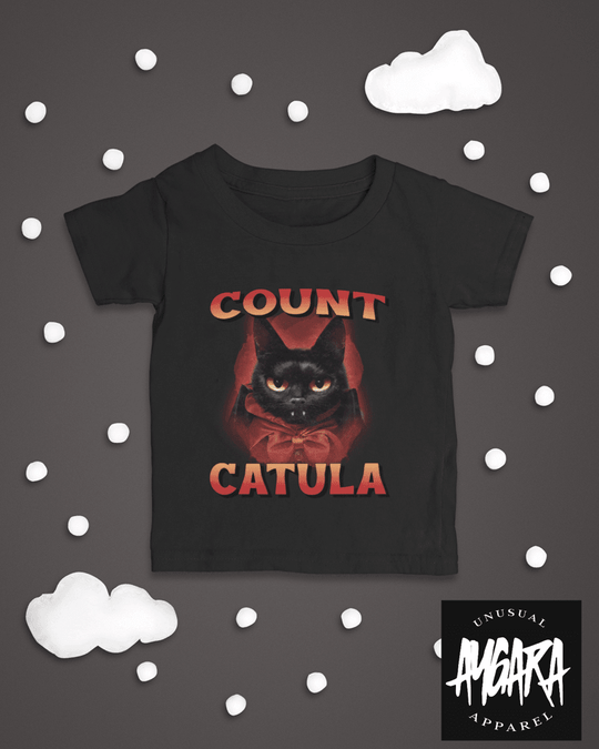 Baby-Youth "Count Catula" Black Onesie/T-Shirt - Aygara