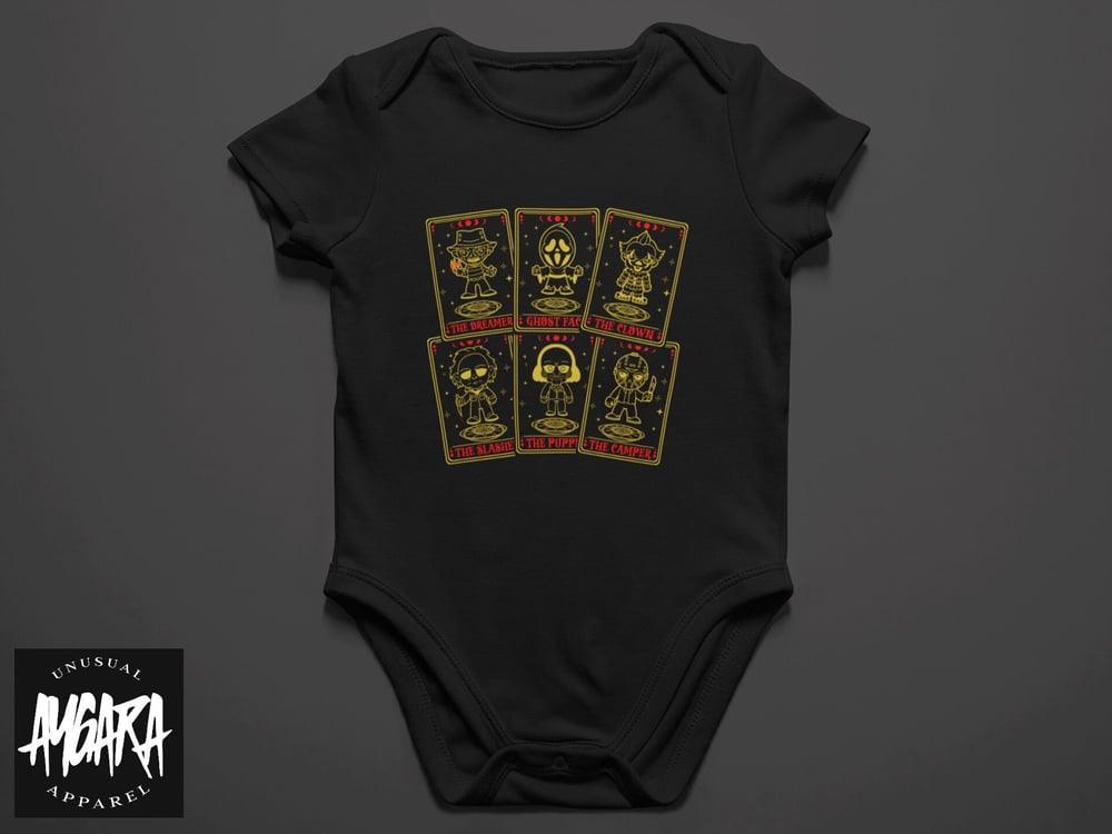 Baby-Youth Dark Horror Cards Onesie/T-Shirt - Aygara