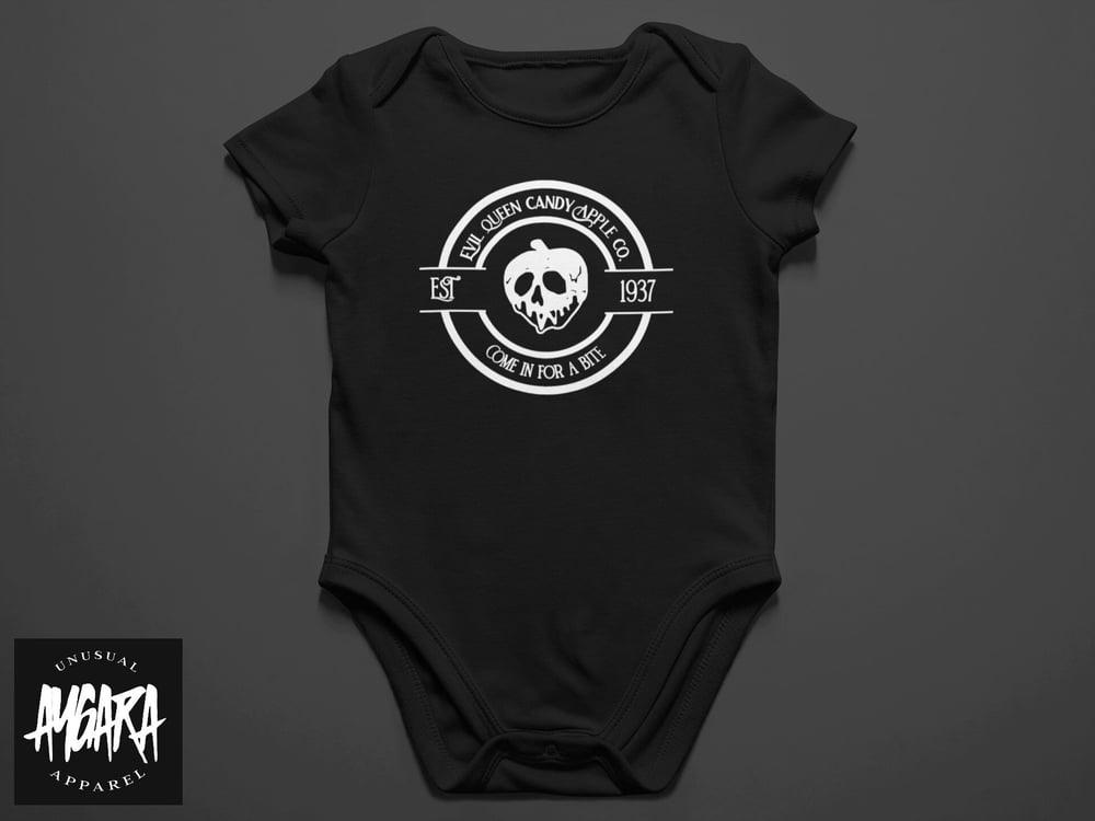 Baby-Youth "Evil Queen Candy Co." Black Onesie/T-Shirt - Aygara