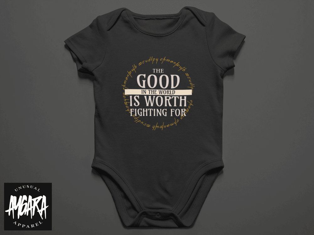 Baby-Youth "Good in the World" Black Onesie/T-Shirt - Aygara