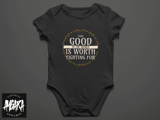 Baby-Youth "Good in the World" Black Onesie/T-Shirt - Aygara