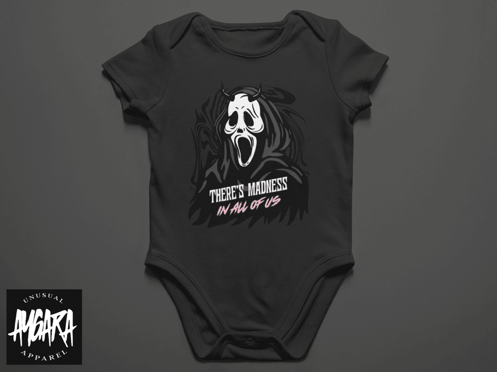 Baby-Youth "Madness in all of Us" Black Onesie/T-Shirt - Aygara