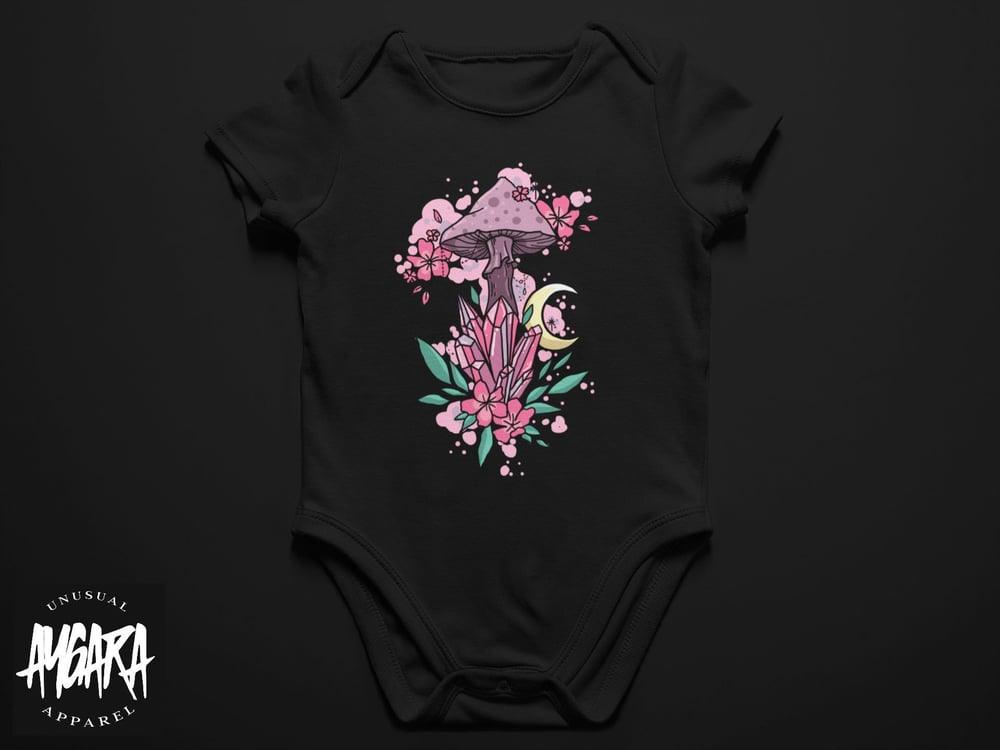 Baby-Youth Mushroom/Crystals Onesie/T-Shirt - Aygara