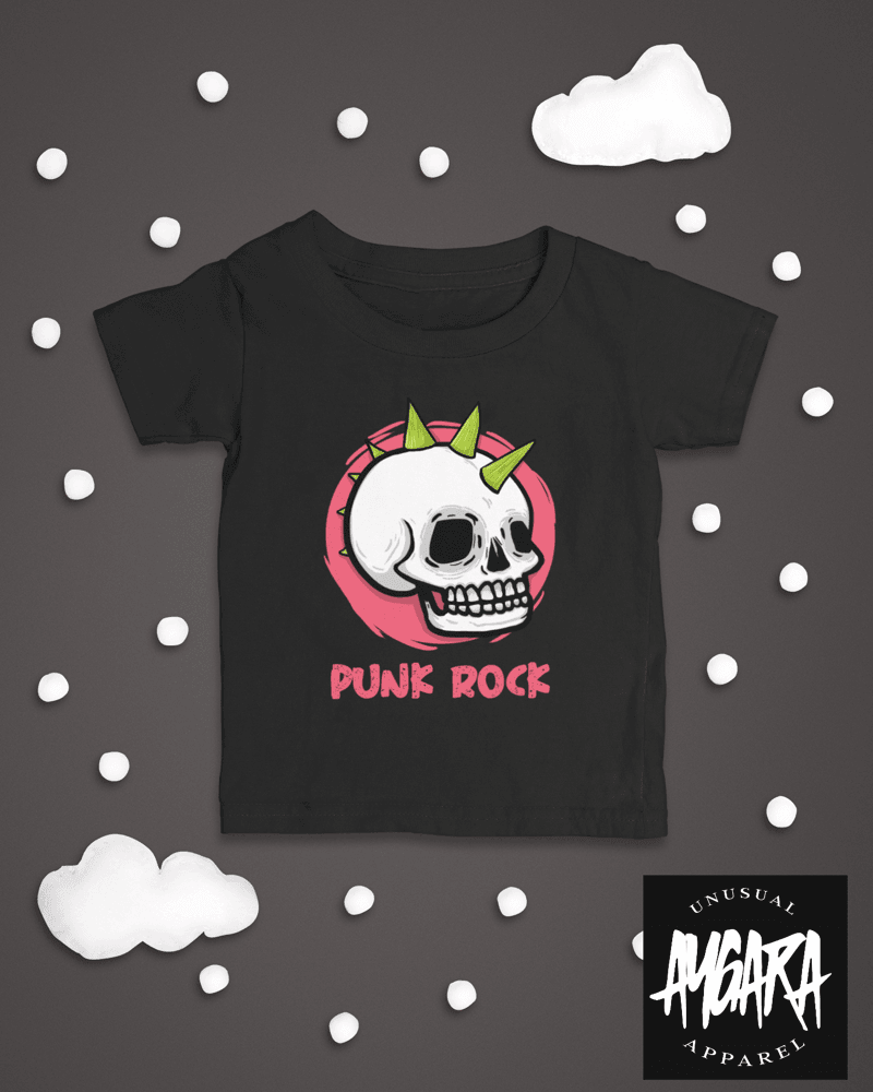 Baby-Youth "Punk Rock" Black Onesie/T-Shirt - Aygara