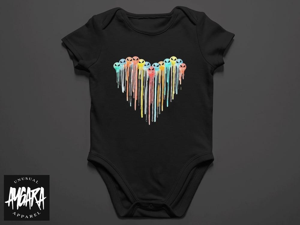 Baby-Youth Skele Heart Onesie/T-Shirt - Aygara