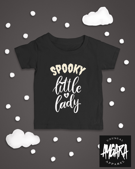 Baby-Youth "Spooky Little Lady" Black T-Shirt/Onesie - AYGARA