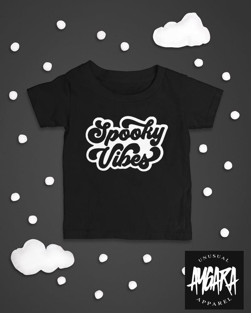 Baby-Youth "Spooky Vibes" Black Onesie/T-Shirt - Aygara