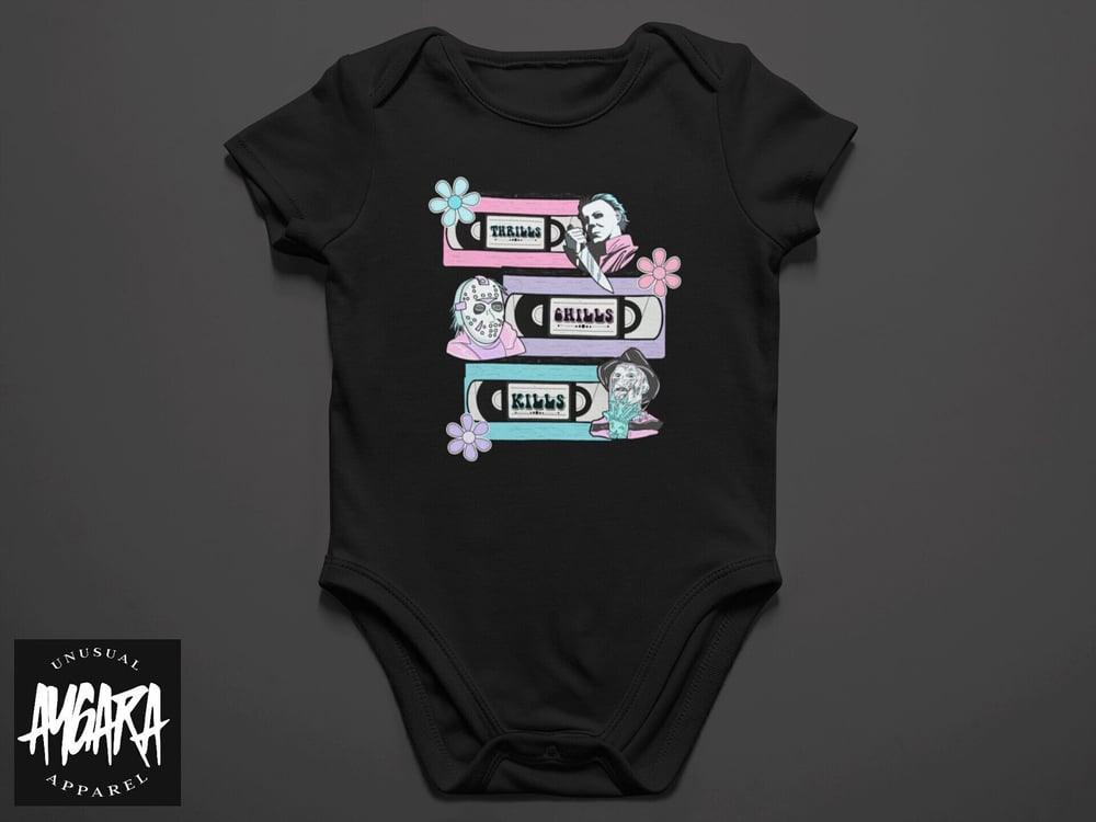 Baby-Youth Thrills, Chills, Kills Onesie/T-Shirt - Aygara