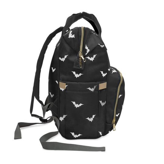 Black Bats Baby Diaper Bag - Aygara