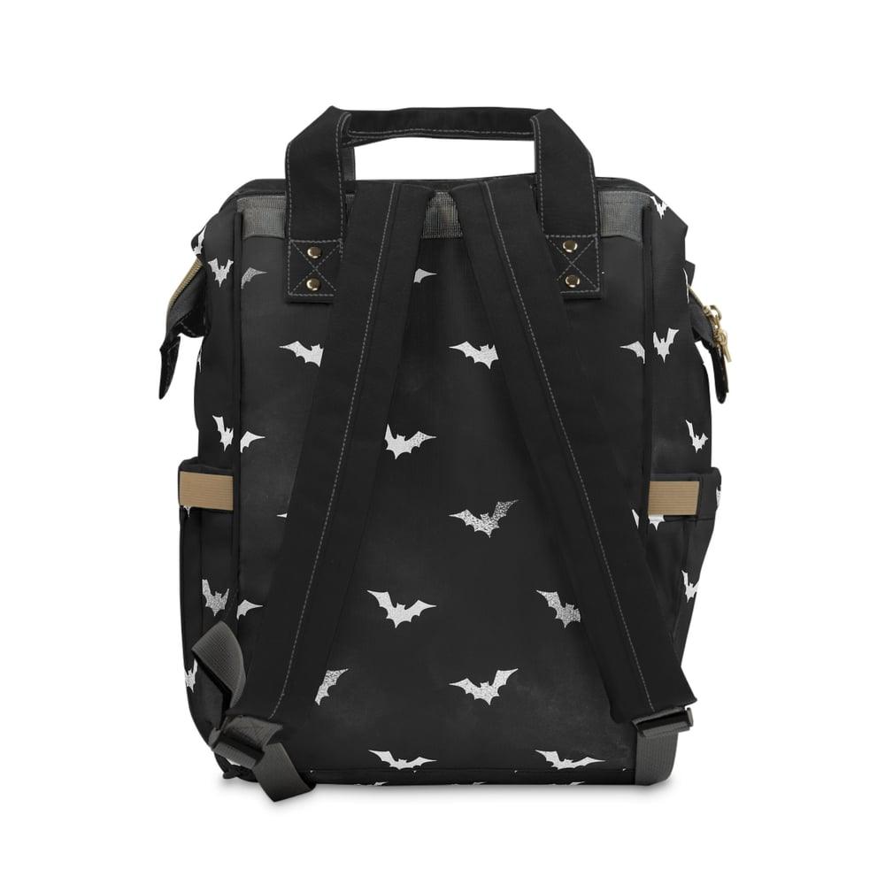 Black Bats Baby Diaper Bag - Aygara