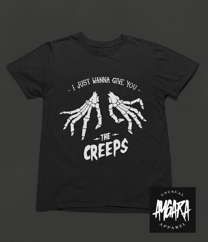 Black 'I Just Wanna Give You The Creeps' T-Shirt - Aygara