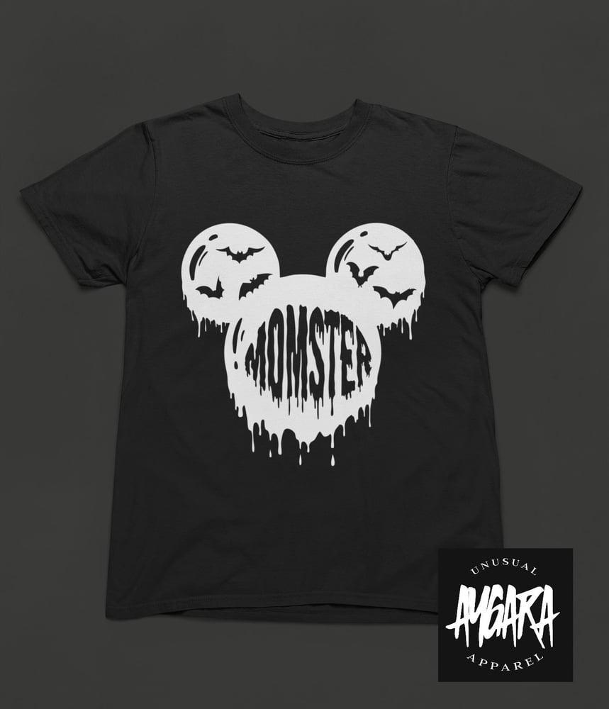 Black "Momster" Adult T-Shirt - Aygara