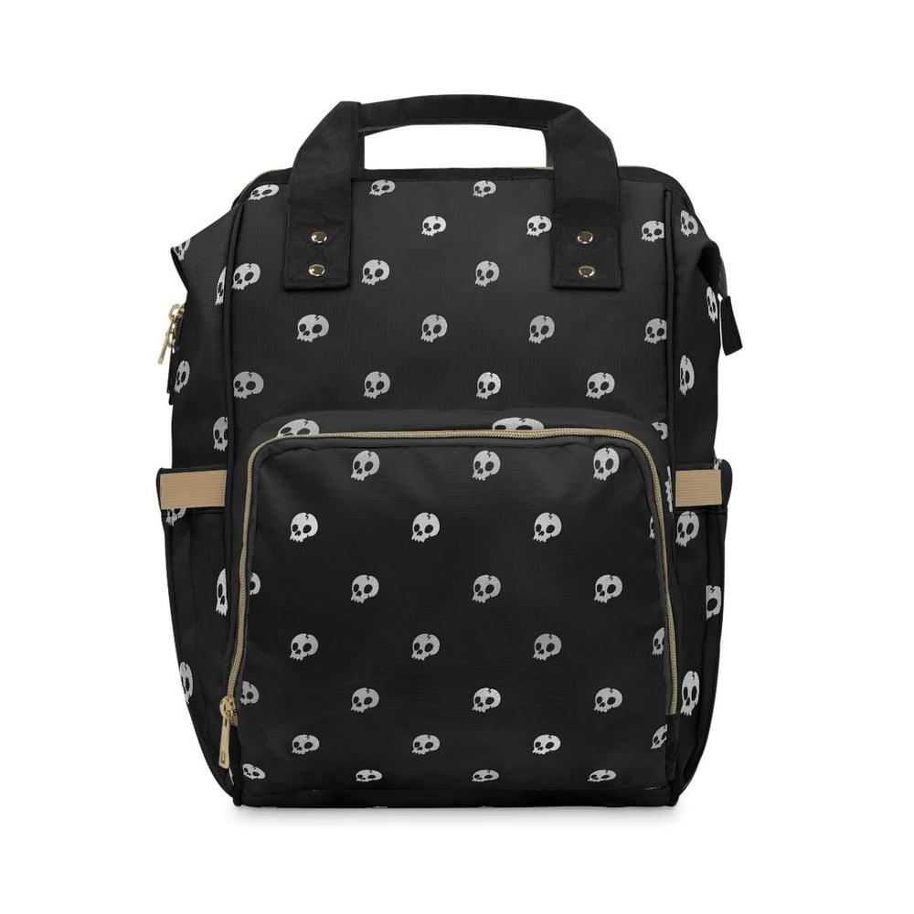 Black Skulls Diaper Baby Bag - Aygara