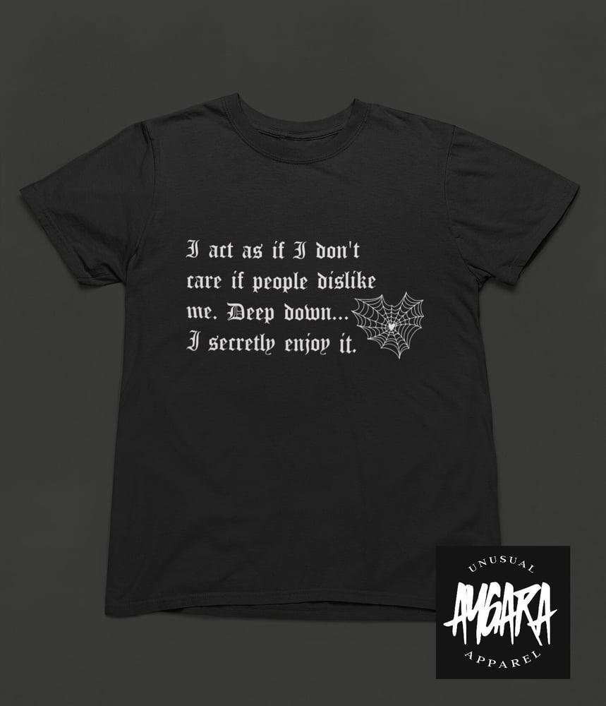 Black 'Wednesday Quote' Adult T-Shirt - Aygara