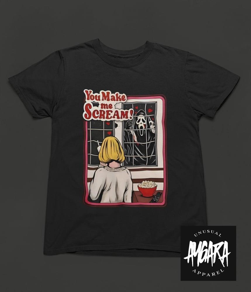 Black 'You Make Me Scream' Adult T-Shirt - Aygara