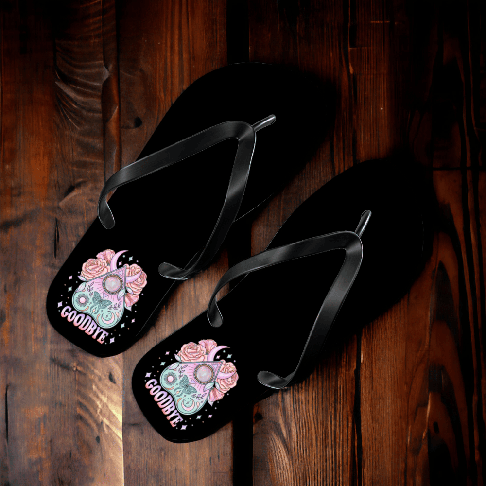 Goodbye Planchette Flip Flops - Aygara