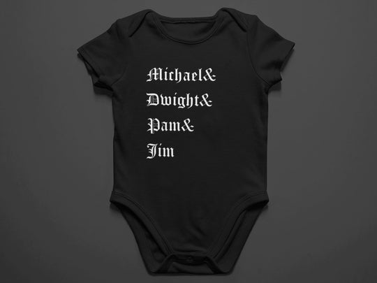 Black or White Baby Onesie "Office"