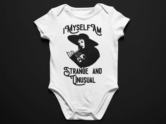Baby-Youth "Strange & Unusual" White Onesie/T-Shirt