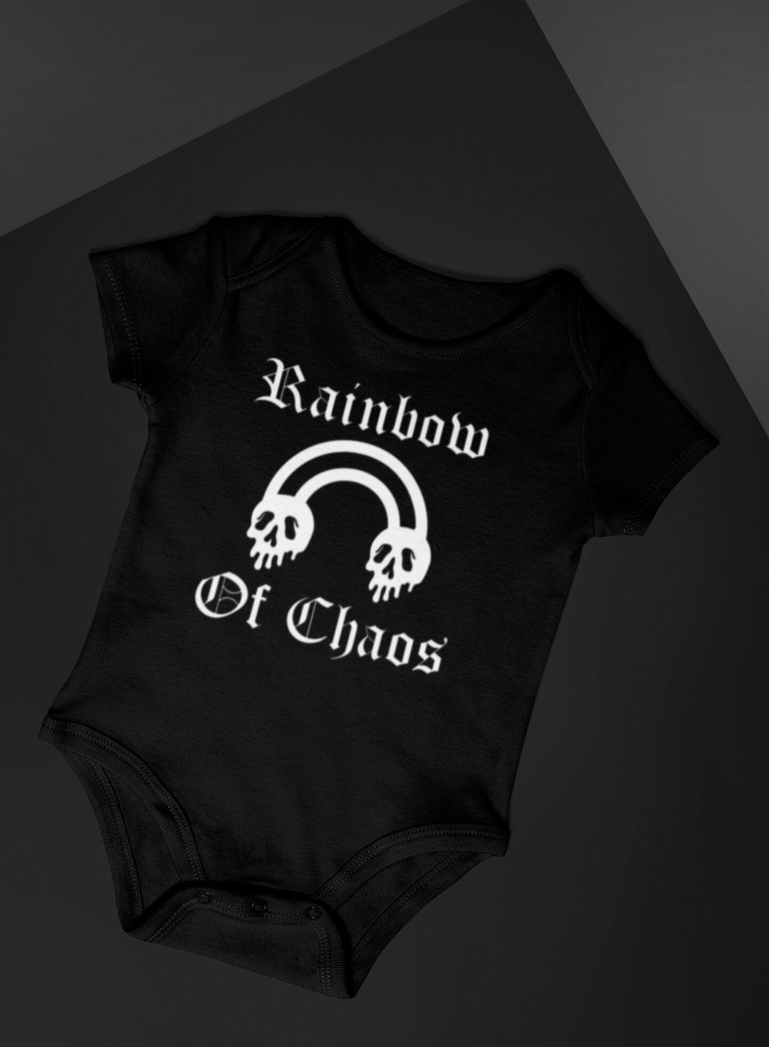 Baby Black or White Onesie "Rainbow of Chaos"