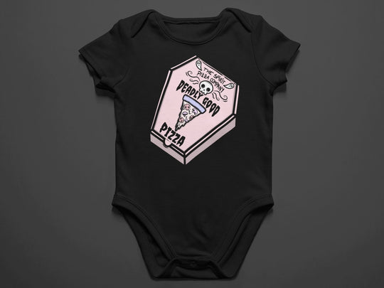 Baby-Youth "Spirit Pizza Co." Black Onesie/T-Shirt