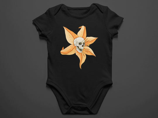 Baby-Youth "Skeleton Flower" Onesie/T-Shirt