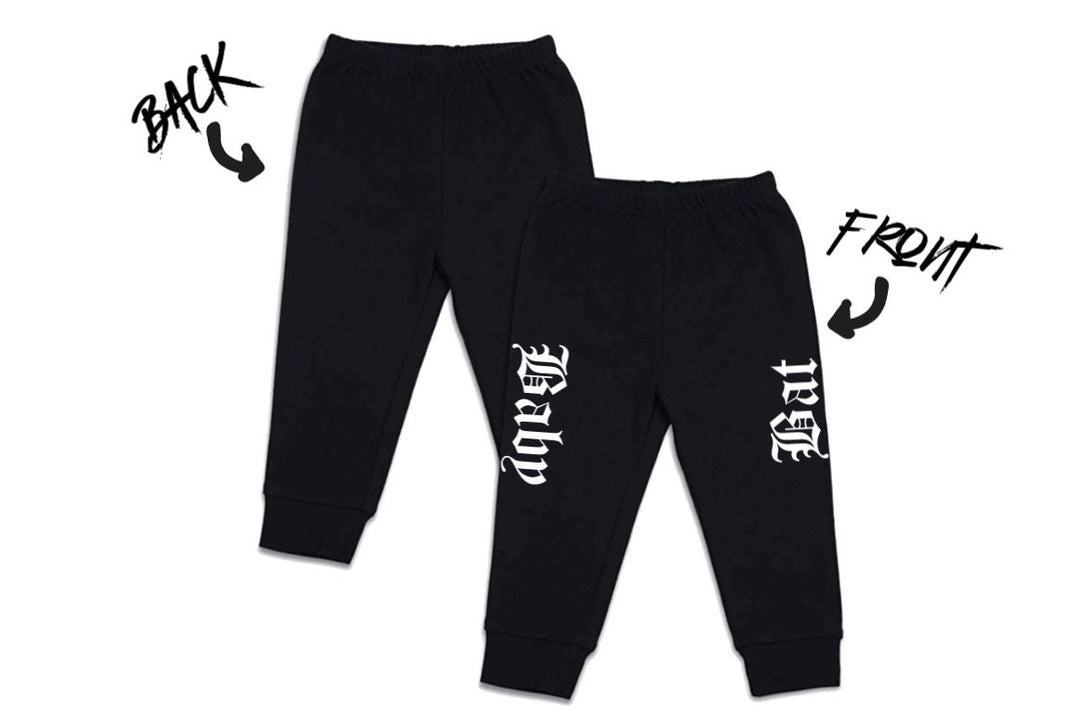 Black "Baby Bat" Sweatpants/Leggings