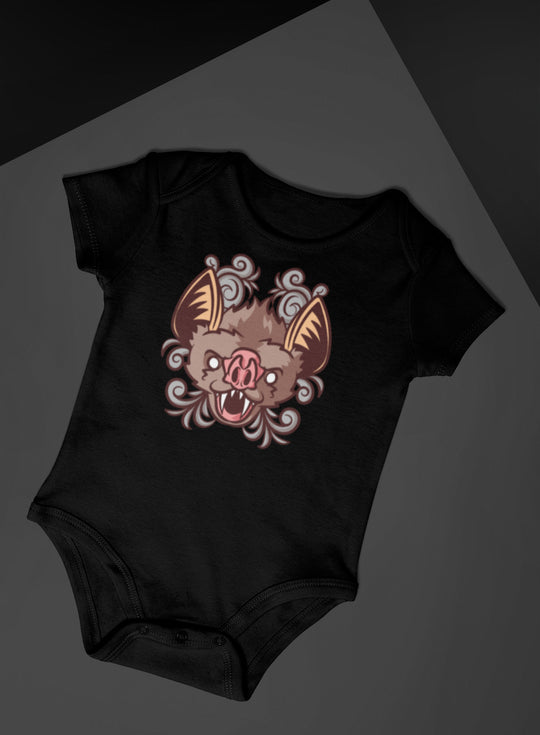Baby-Youth Black "Bat" Onesie/T-Shirt