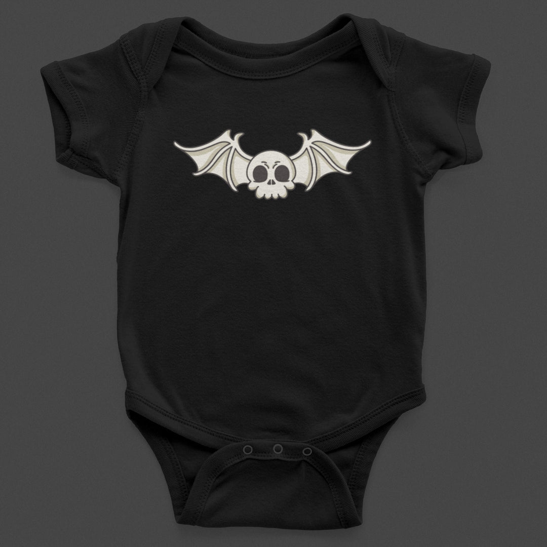 Baby-Youth "Skeleton Bat" Black Onesie/T-Shirt