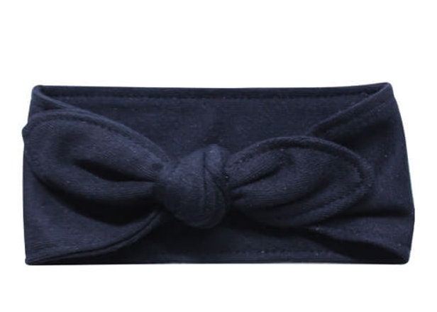Baby Black Head Band/Wrap
