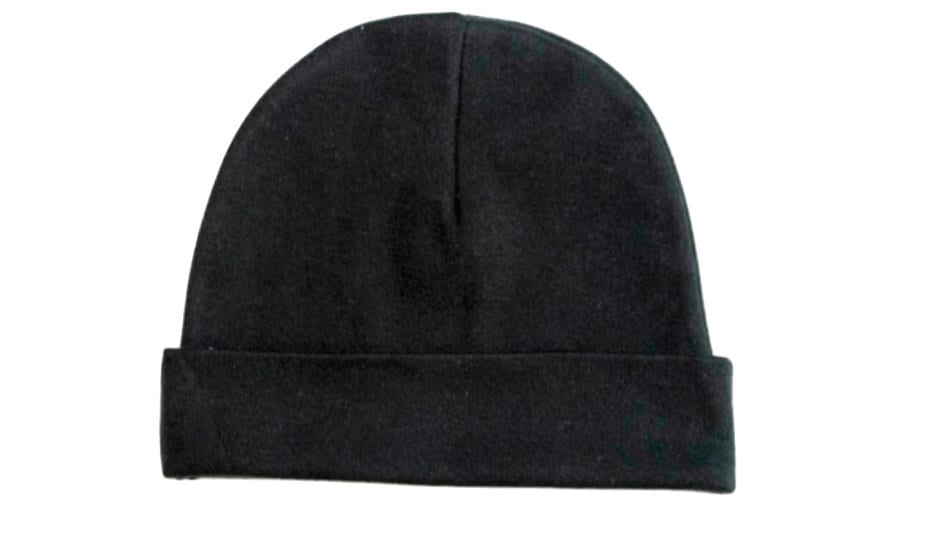 Baby Black Beanie/Hat