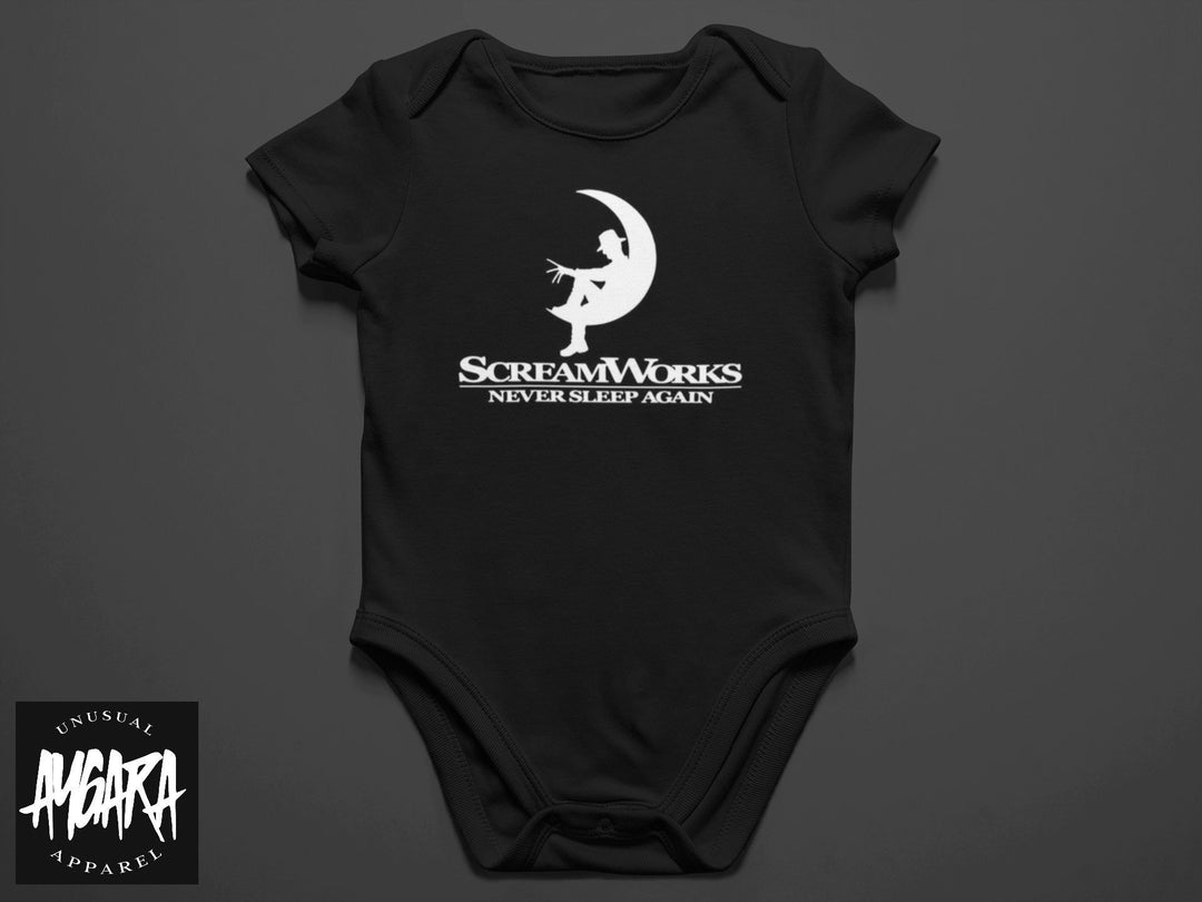 Baby-Youth "Scream Works" Black Onesie/T-Shirt