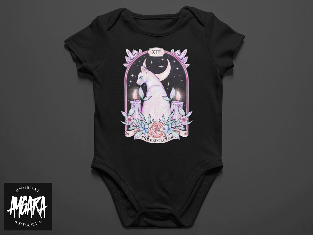 Baby-Youth "Protector" Black Onesie/T-Shirt