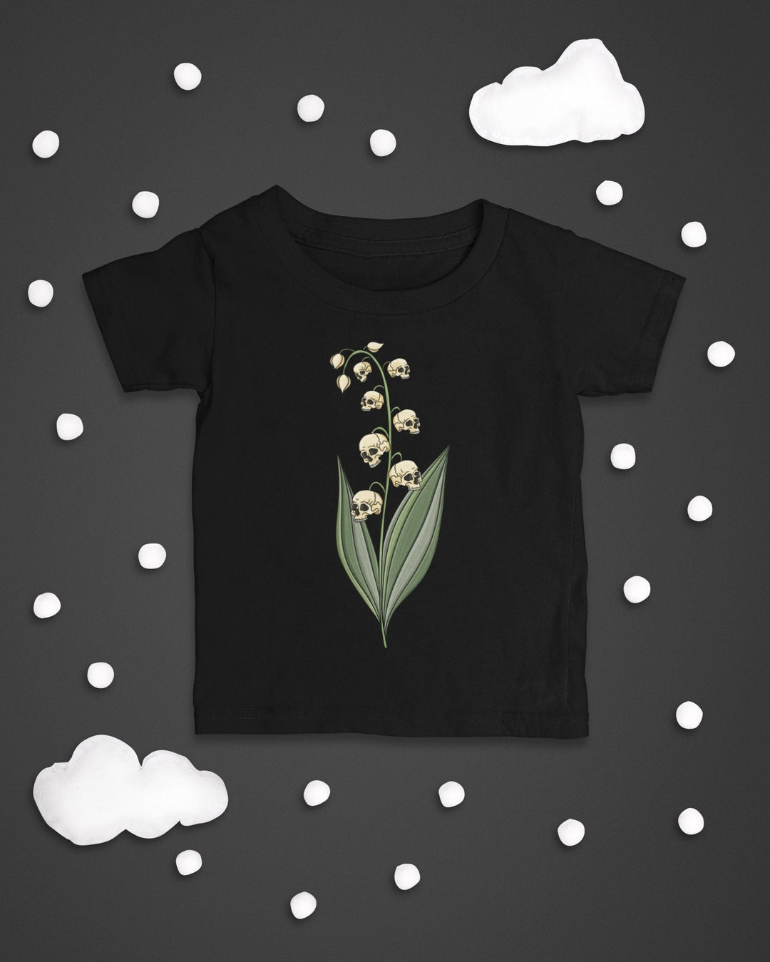 Baby-Youth "Botanical Skulls" Onesie/T-Shirt