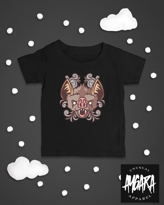 Baby-Youth Black "Bat" Onesie/T-Shirt