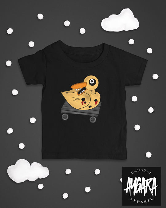 Baby-Youth "Nightmare Duck" Black Onesie/T-Shirt