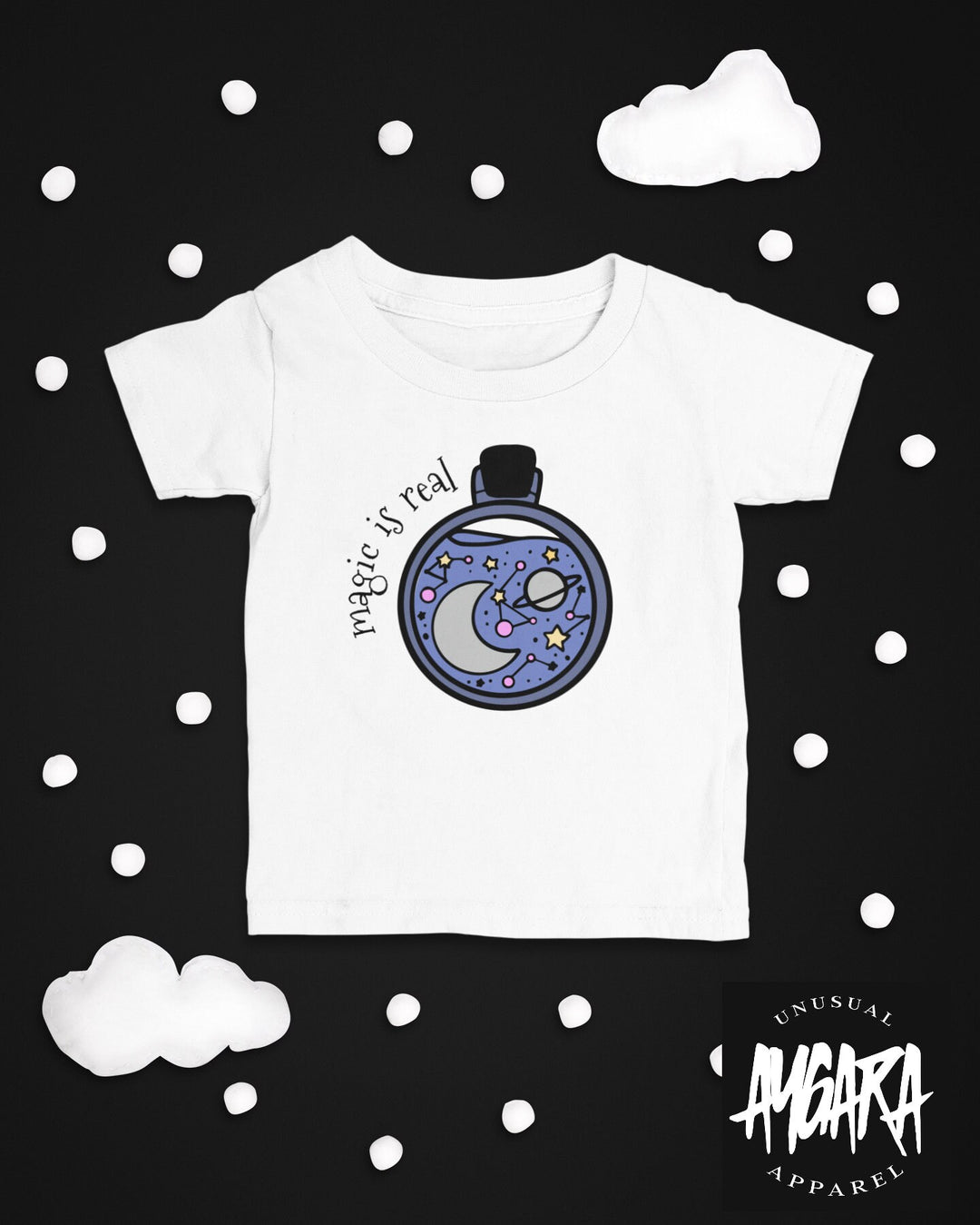 Baby-Youth "Magic Is Real" White Onesie/T-Shirt