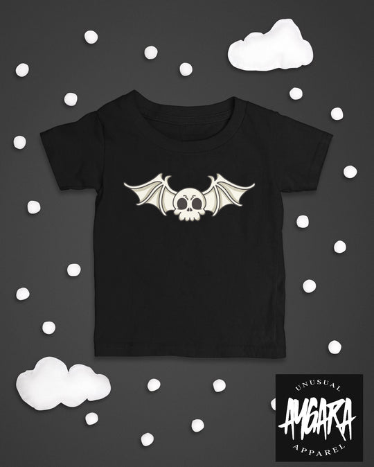 Baby-Youth "Skeleton Bat" Black Onesie/T-Shirt