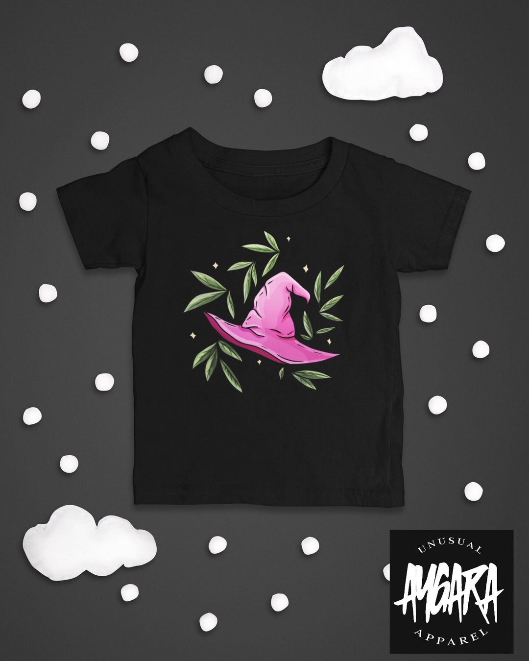 Baby-Youth "Witch Hat" Black Onesie/T-Shirt