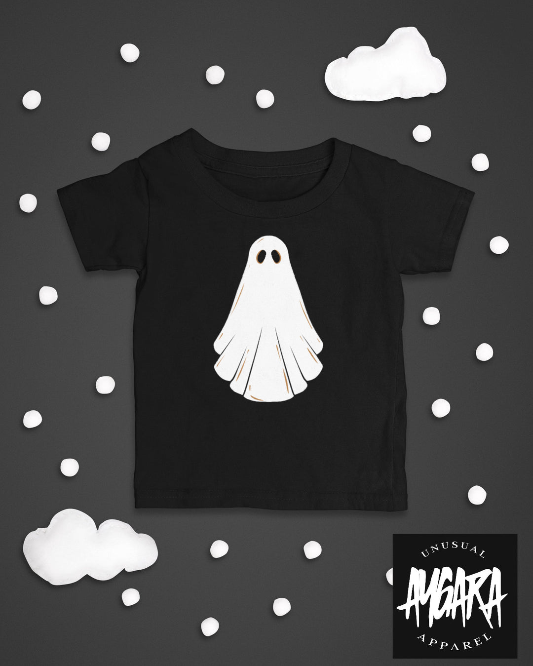 Baby-Youth "Ghost" Black Onesie/T-Shirt