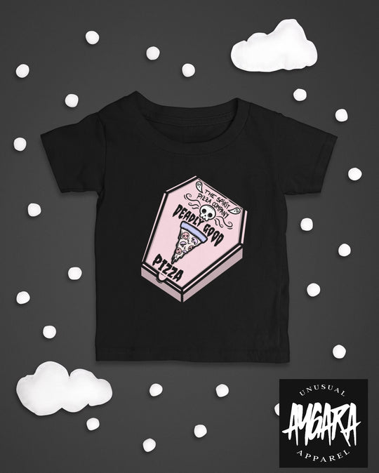 Baby-Youth "Spirit Pizza Co." Black Onesie/T-Shirt