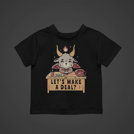 Baby/Toddler "Let's Make a Deal" Black Onesie/T-Shirt