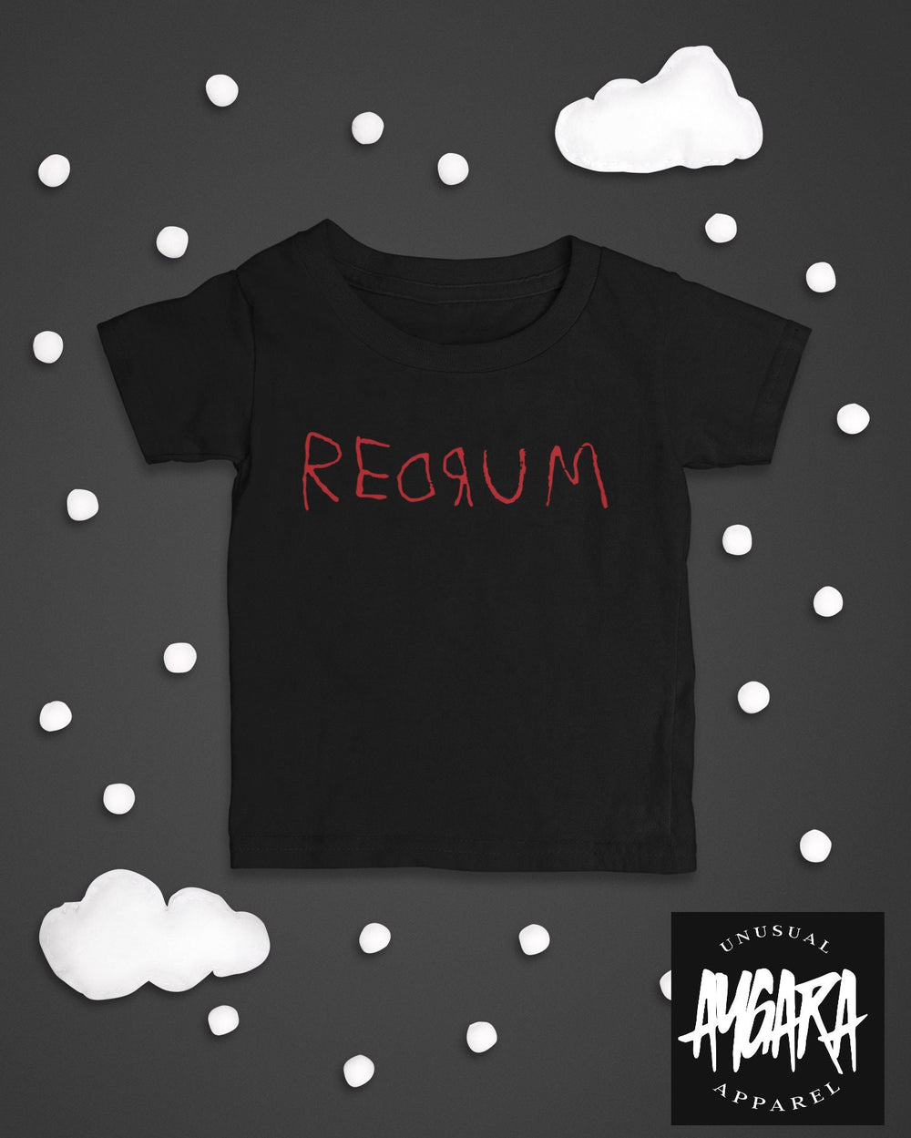 Baby-Youth Black "RED RUM" Onesie/T-Shirt