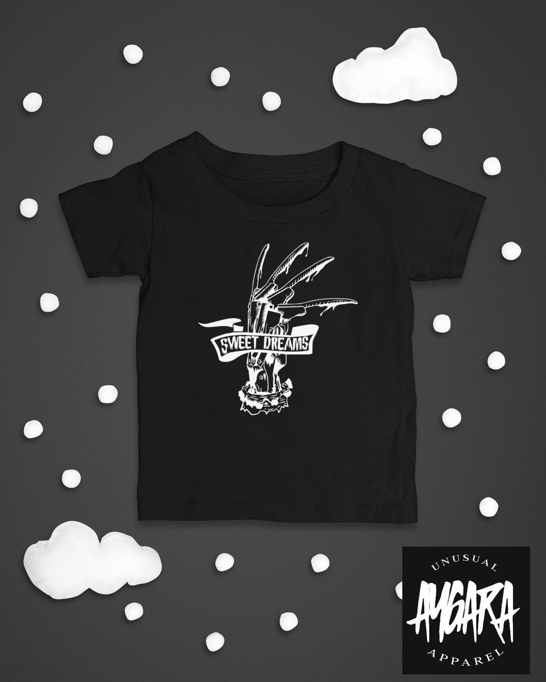 Baby-Youth "Sweet Dreams" Black Onesie/T-Shirt