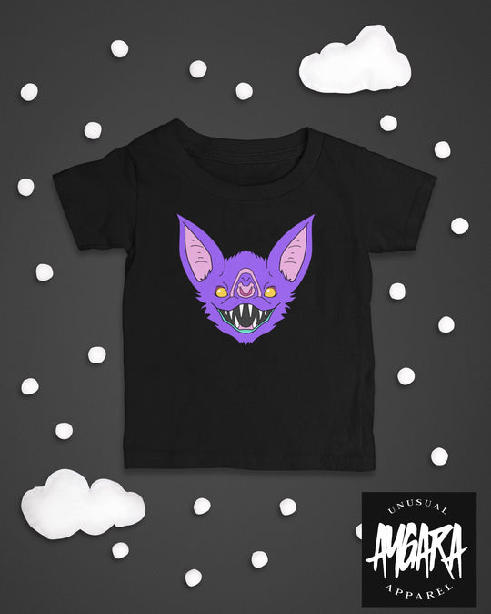 Baby-Youth "Bat" Black or White Onesie/T-Shirt