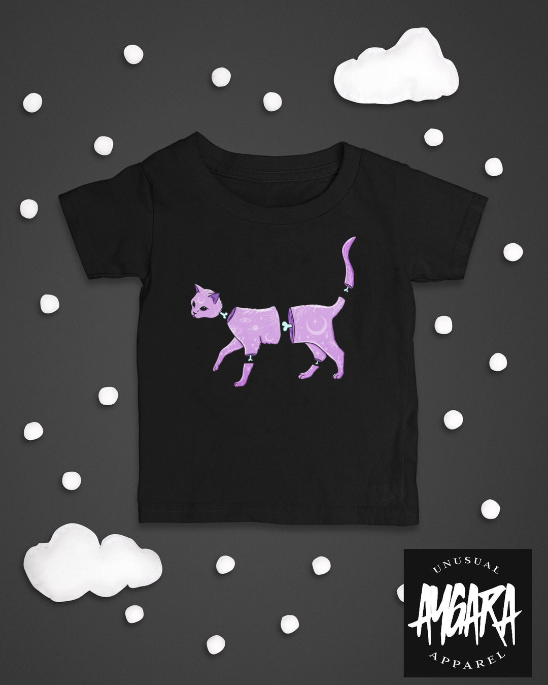 Baby-Youth "Cat/Bones" Onesie/T-Shirt