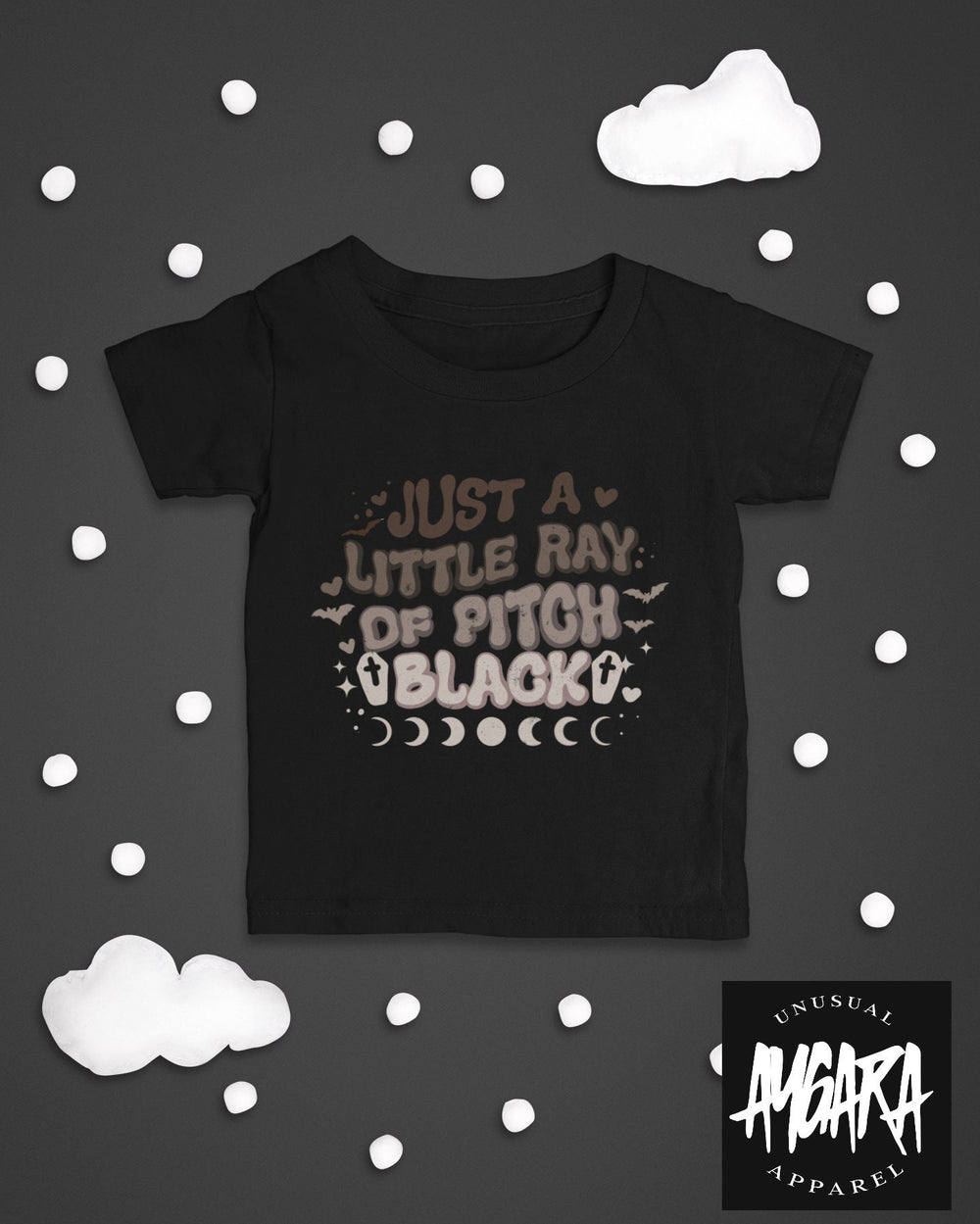 Baby-Youth Little Ray of Pitch Black Onesie/T-Shirt