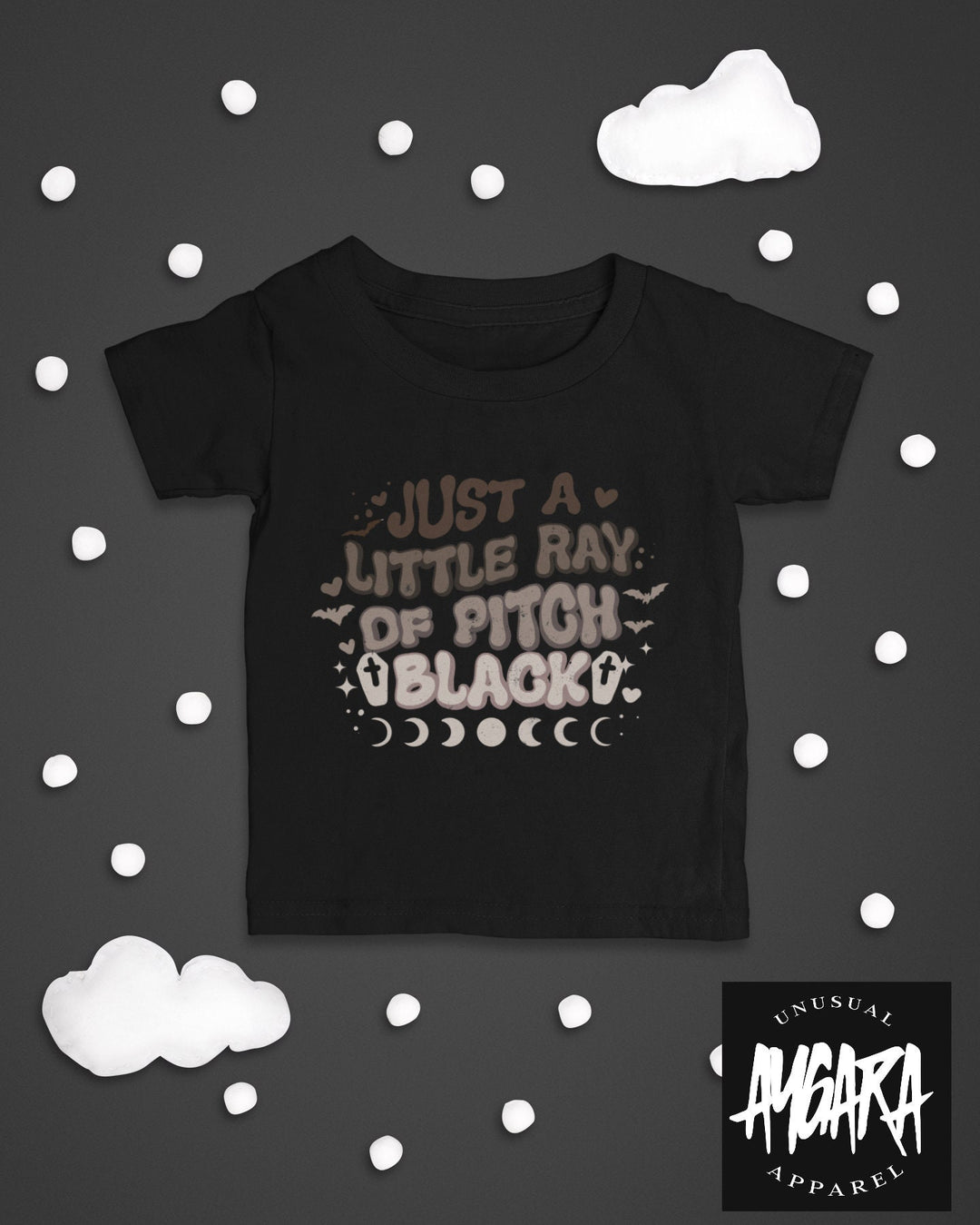 Baby-Youth Little Ray of Pitch Black Onesie/T-Shirt
