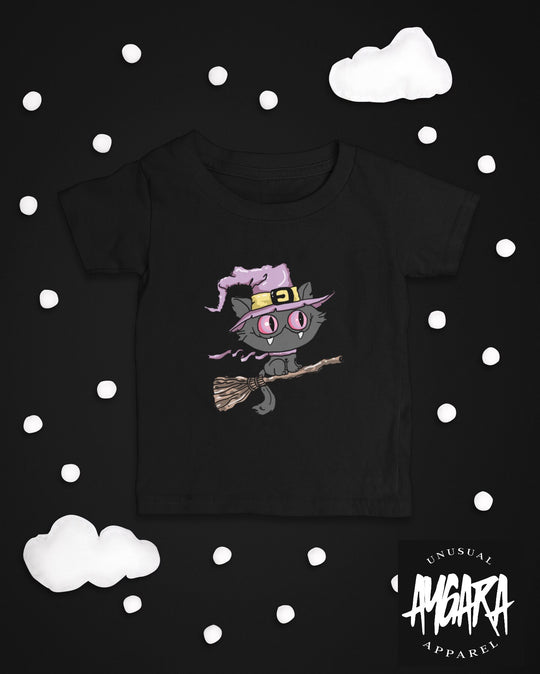 Baby-Youth Witchy Cat Onesie/T-Shirt